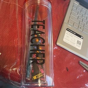 Skinny Tumbler with Ley Fob Teacher Appreciation